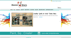 Desktop Screenshot of creativespiritsames.com